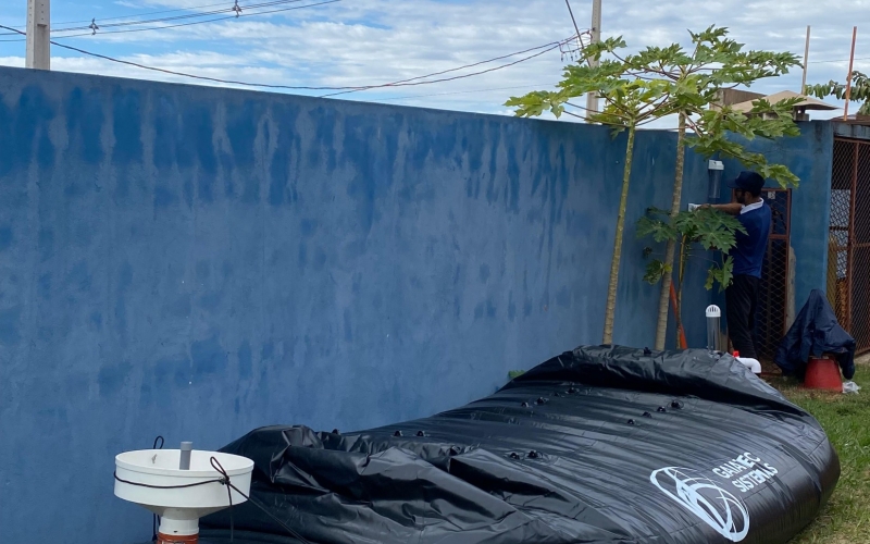 Escola Municipal Monteiro Lobato recebe biodigestor através do programa Itaipu Mais que Energia