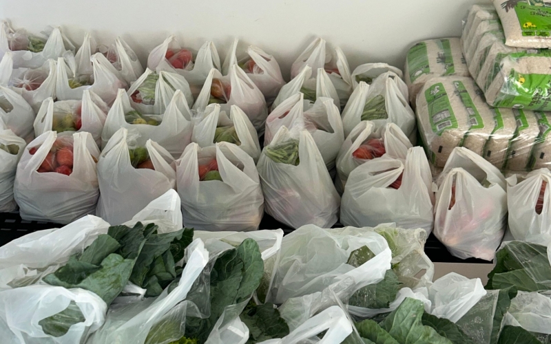 O município de São Manoel do Paraná recebe a primeira entrega de alimentos provindos do programa Compra Direta Paraná