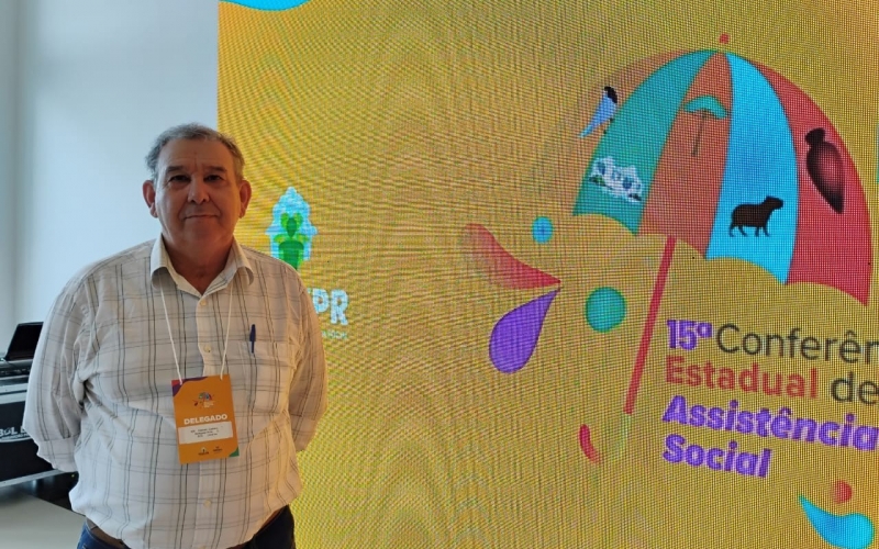 Representante de São Manoel do Paraná/PR marca presença na XV Conferência Estadual de Assistência Social