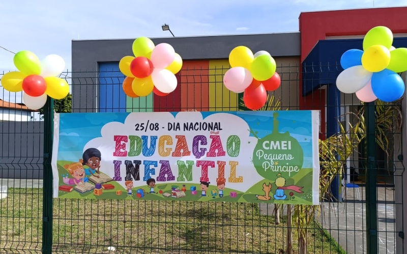 CMEI Pequeno Príncipe realiza programação especial em comemoração ao Dia Nacional da Educação Infantil