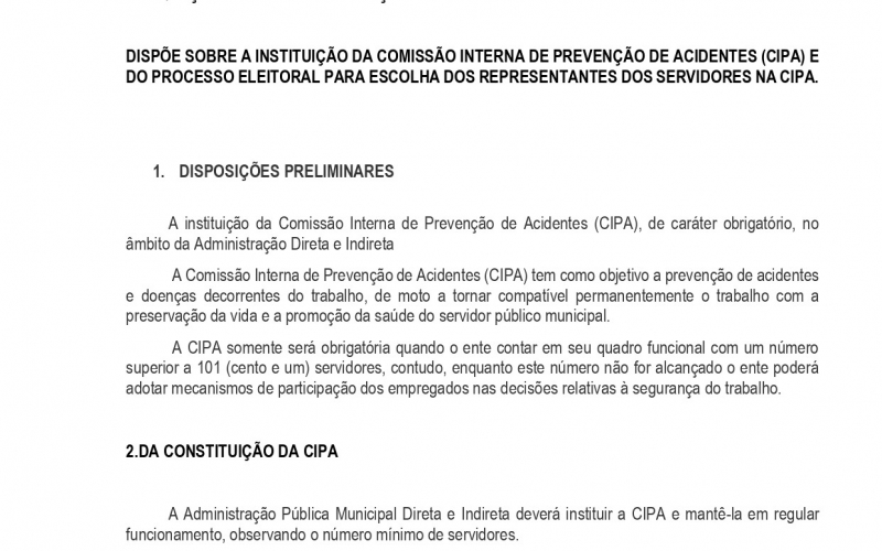 RETIFICAÇÃO JUSTIFICA – SE A RETIFICAÇÃO DO CONTEÚDO DESTE DOCUMENTO PARA QUE ESTEJA EM  ADEQUAÇÃO CONFORME LEGISLAÇÃO – NORMA REGULAMENTADORA NR 5.