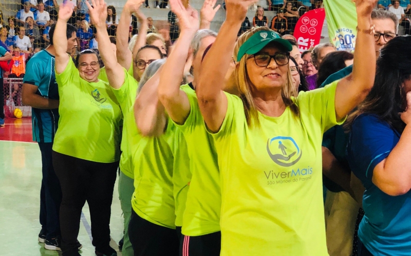 Delegação são-manoelense marca presença na 10ª edição dos Jogos da Melhor Idade – Amigos 60+, realizada em Marialva/PR