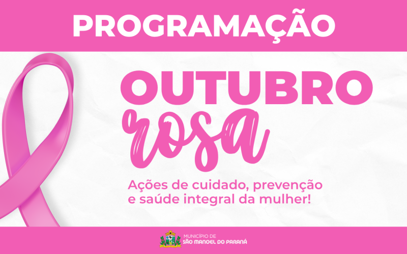 PROGRAMAÇÃO: Campanha Outubro Rosa 2025