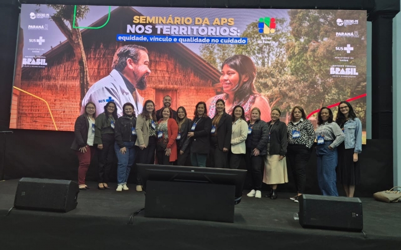Servidores da Saúde do município marcam presença em Seminário Estadual de Atenção Primaria à Saúde