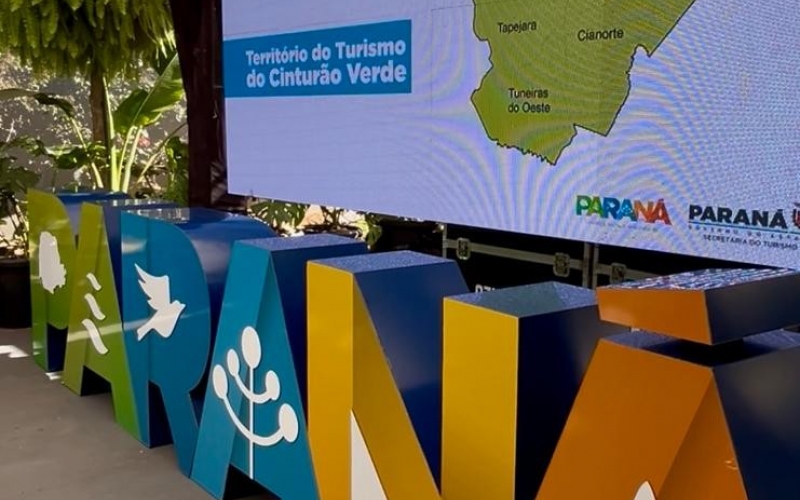 Município de São Manoel do Paraná/PR marca presença na solenidade de lançamento do Território do Turismo Cinturão Verde